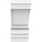 Ekena Millwork Standard Diane Architectural Grade PVC Corbel, 5"W x 12"D x 12"H CORP05X12X12DIA - alternate 2
